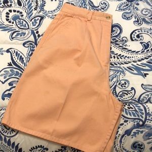 Talbots peach colored Bermuda shorts